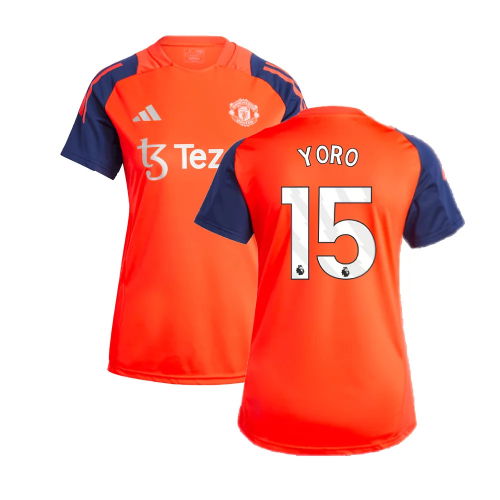 2024-2025 Man Utd Training Jersey (Red) - Womens (Yoro 15)