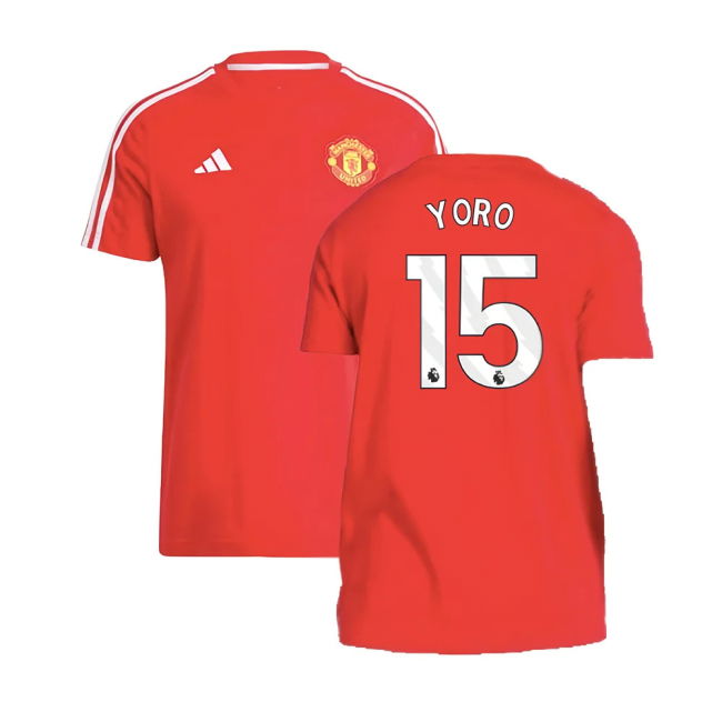 2024-2025 Man Utd DNA Tee (Red) (Yoro 15)