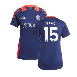 2024-2025 Man Utd Training Jersey (Night Indigo) - Womens (Yoro 15)