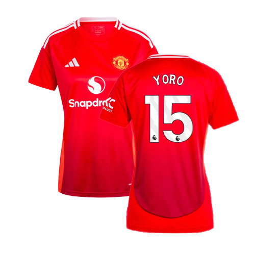 2024-2025 Man Utd Home Shirt (Womens) (Yoro 15) 2024-2025 Man Utd Home Shirt (Womens) (Yoro 15)