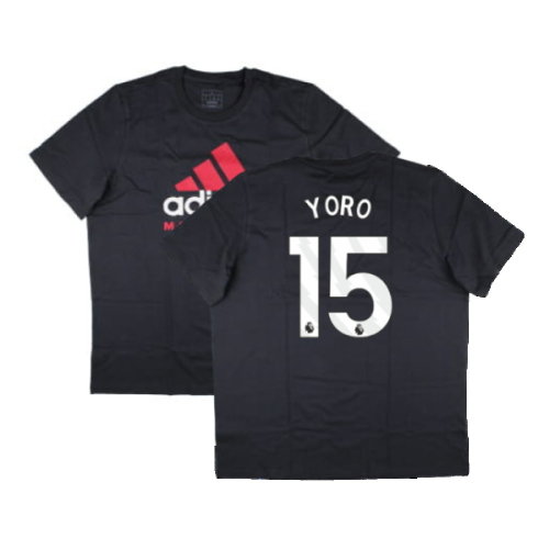 2024-2025 Man Utd Seasonal Graphic Tee (Night Grey) (Yoro 15)