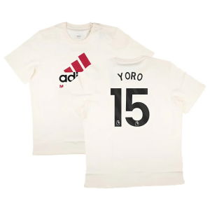 2024-2025 Man Utd SZN Graphic Tee (Cream White) (Yoro 15)