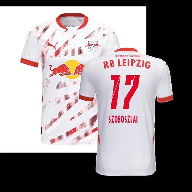 2024-2025 Red Bull Leipzig Home Shirt (Kids) (Szoboszlai 17)