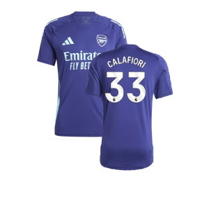 2024-2025 Arsenal Training Jersey (Night Sky) (Calafiori 33)