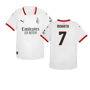 2024-2025 AC Milan Away Authentic Shirt (Morata 7)