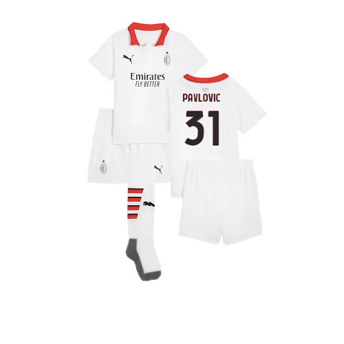 2024-2025 AC Milan Away Mini Kit (Pavlovic 31)