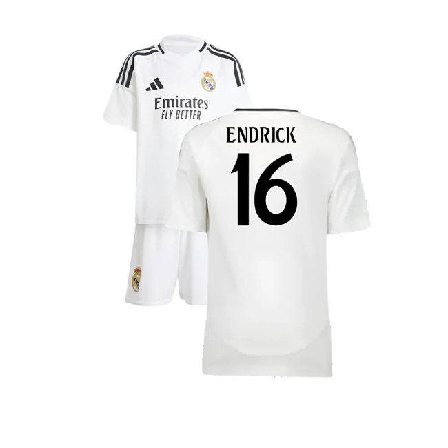 2024-2025 Real Madrid Home Mini Kit (Endrick 16)