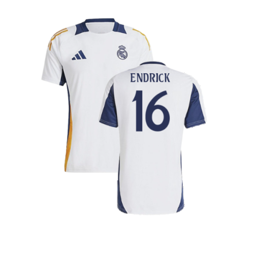 2024-2025 Real Madrid Training Shirt (White) (Endrick 16)