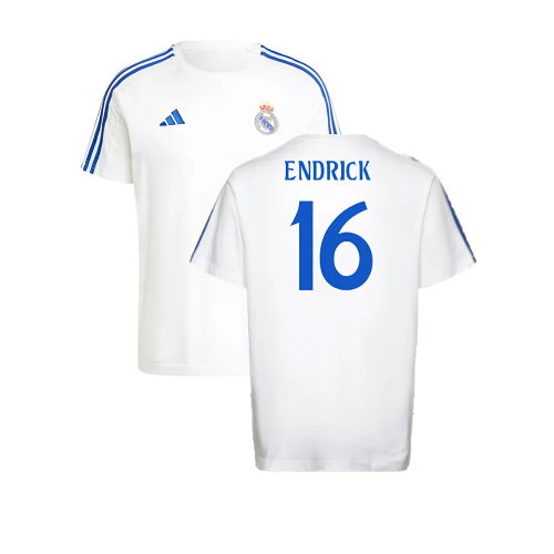 2024-2025 Real Madrid DNA Tee (White) (Endrick 16)