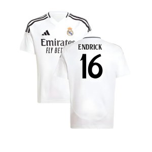 2024-2025 Real Madrid Home Shirt (Kids) (Endrick 16)