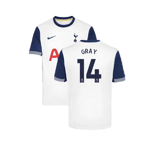 2024-2025 Tottenham Hotspur Home Shirt (Gray 14)