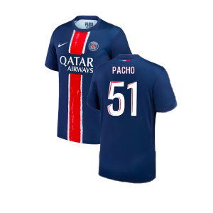 2024-2025 PSG Paris Saint Germain Home Shirt (Kids) (Pacho 51)