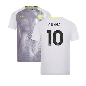 2024-2025 Wolves Players Training Shirt (Grey) (Cunha 10)