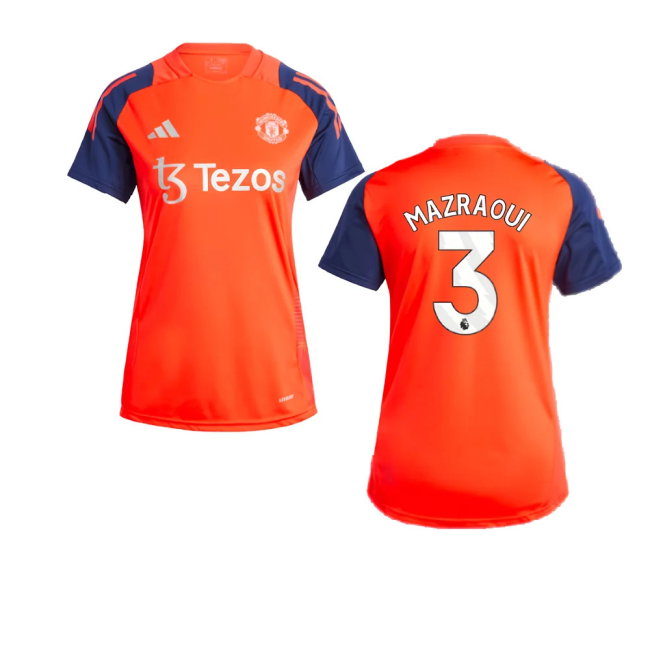 2024-2025 Man Utd Training Jersey (Red) - Womens (Mazraoui 3)