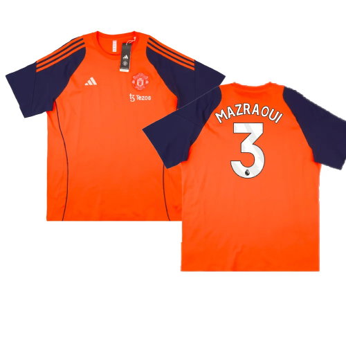2024-2025 Man Utd Training Tee (Red) (Mazraoui 3)