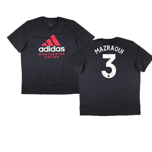 2024-2025 Man Utd Seasonal Graphic Tee (Night Grey) (Mazraoui 3)