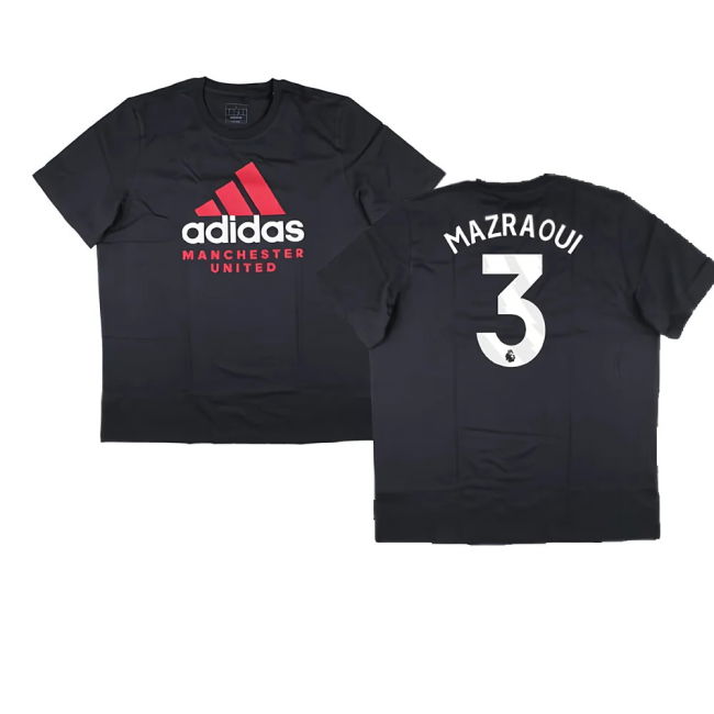 2024-2025 Man Utd Seasonal Graphic Tee (Night Grey) (Mazraoui 3)
