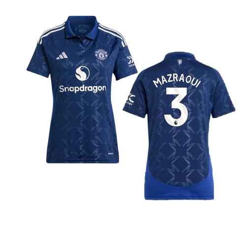 2024-2025 Man Utd Away Shirt (Womens) (Mazraoui 3)