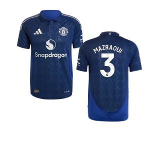 2024-2025 Man Utd Authentic Away Shirt (Mazraoui 3)