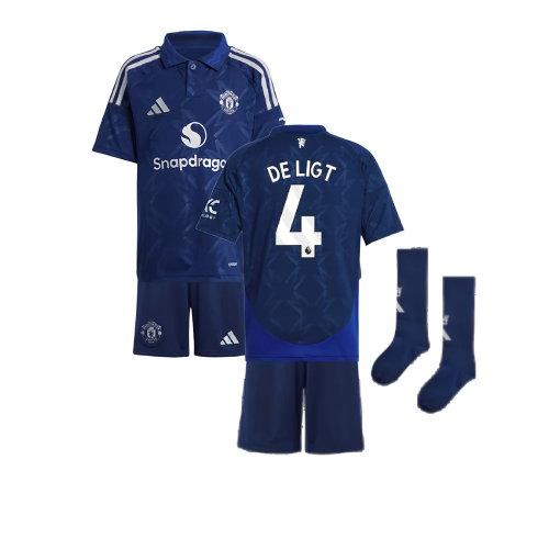 2024-2025 Man Utd Away Mini Kit (De Ligt 4)