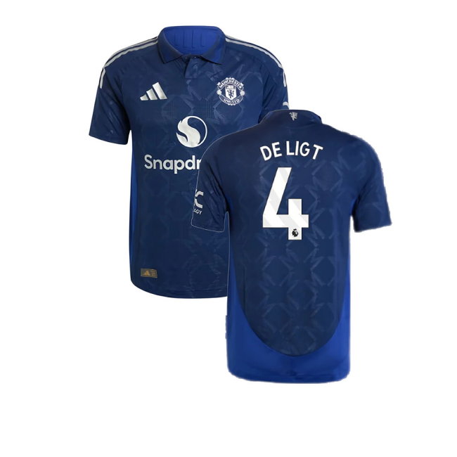 2024-2025 Man Utd Authentic Away Shirt (De Ligt 4)