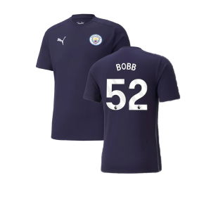 2024-2025 Man City Casuals Tee (Navy) (Bobb 52)