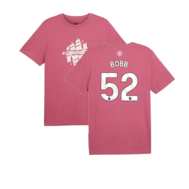2024-2025 Man City ftblCulture Tee (Dusty Orchid) (Bobb 52)