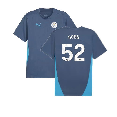 2024-2025 Man City Training Shirt (Inky Blue) (Bobb 52)