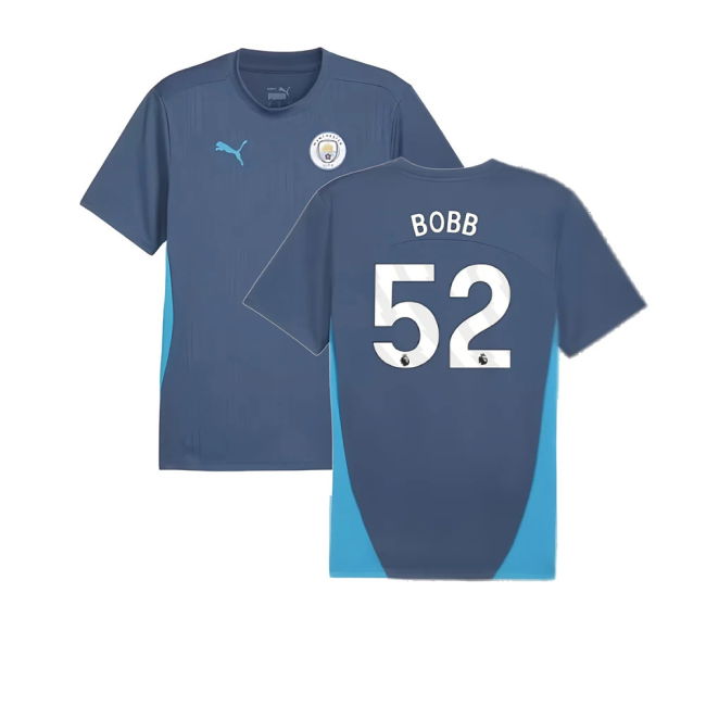 2024-2025 Man City Training Shirt (Inky Blue) (Bobb 52)