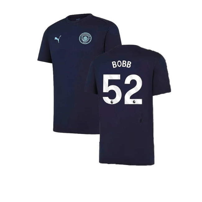 2024-2025 Man City Training Shirt (Inky Blue) - Kids (Bobb 52)