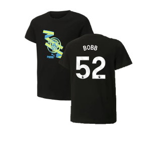 2024-2025 Man City ftblCulture Tee (Black) (Bobb 52)