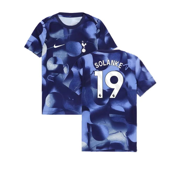 2024-2025 Tottenham Hotspur Dri-FIT Match Shirt (Blue) - Kids (Solanke 19)
