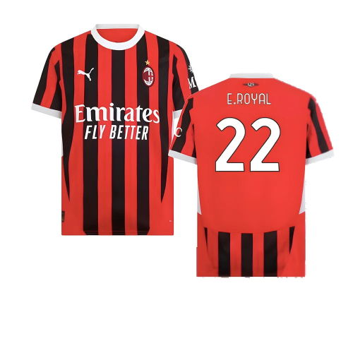 2024-2025 AC Milan Home Shirt (E.Royal 22)