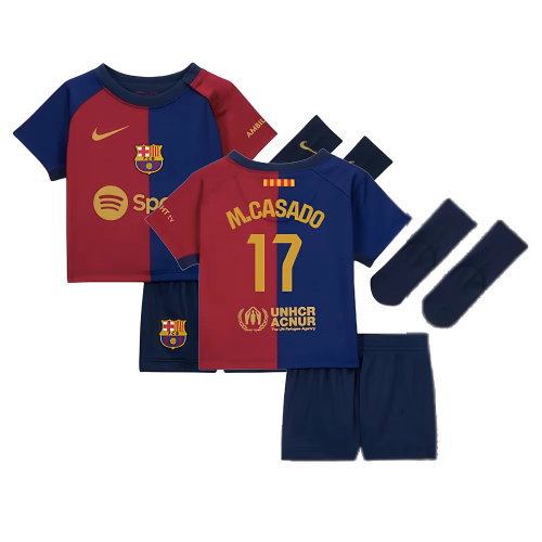 2024-2025 Barcelona Home Baby Kit (M.Casado 17)