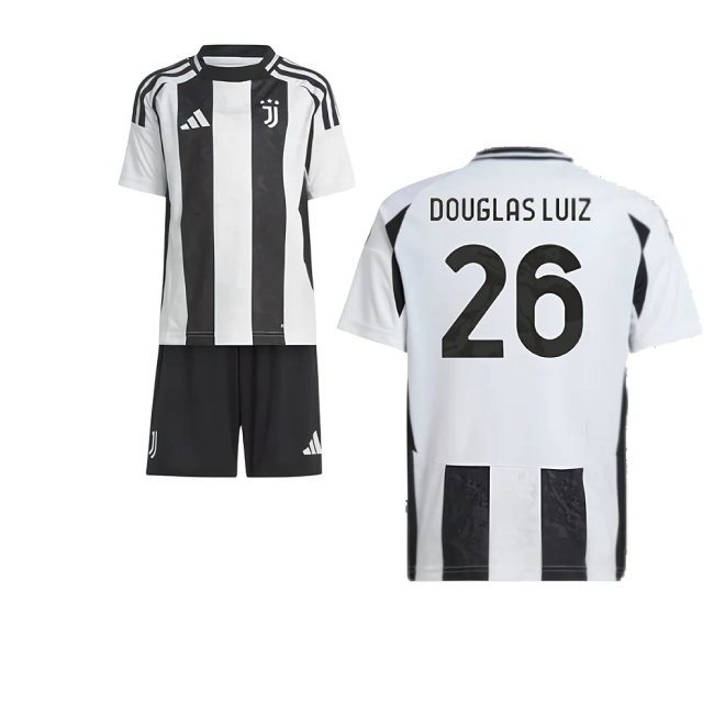 2024-2025 Juventus Home Mini Kit (Douglas Luiz 26)