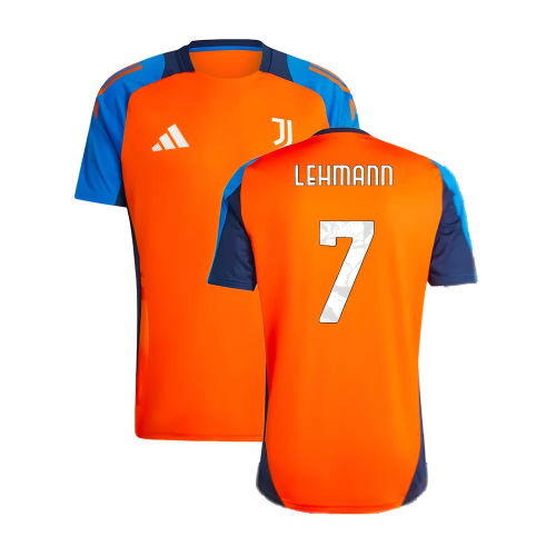 2024-2025 Juventus Training Jersey (Orange) (Lehmann 7)  2024-2025 Juventus Training Jersey (Orange) (Lehmann 7)