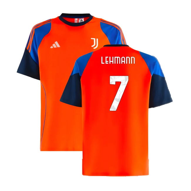 2024-2025 Juventus Training Tee (Orange) (Lehmann 7)