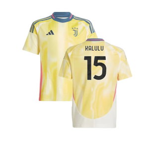 2024-2025 Juventus Away Shirt (Kids) (Kalulu 15)
