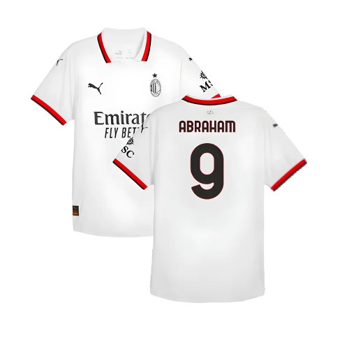 2024-2025 AC Milan Away Authentic Shirt (Abraham 9)