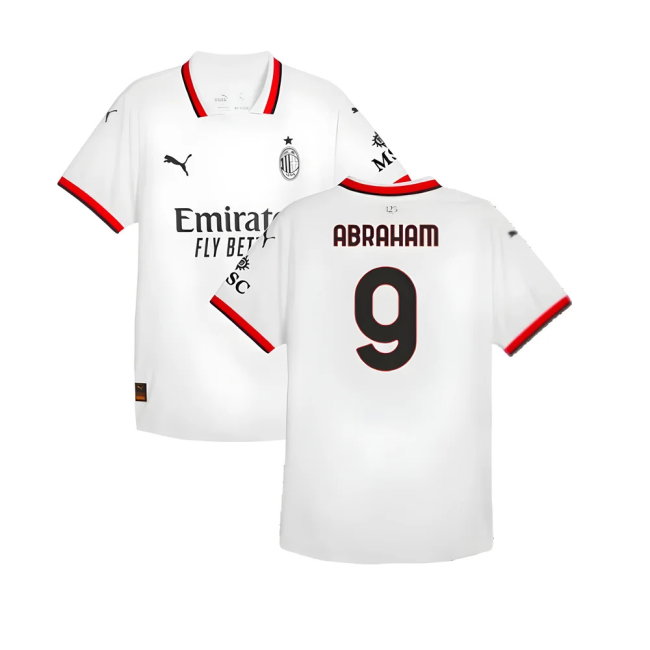 2024-2025 AC Milan Away Authentic Shirt (Abraham 9)