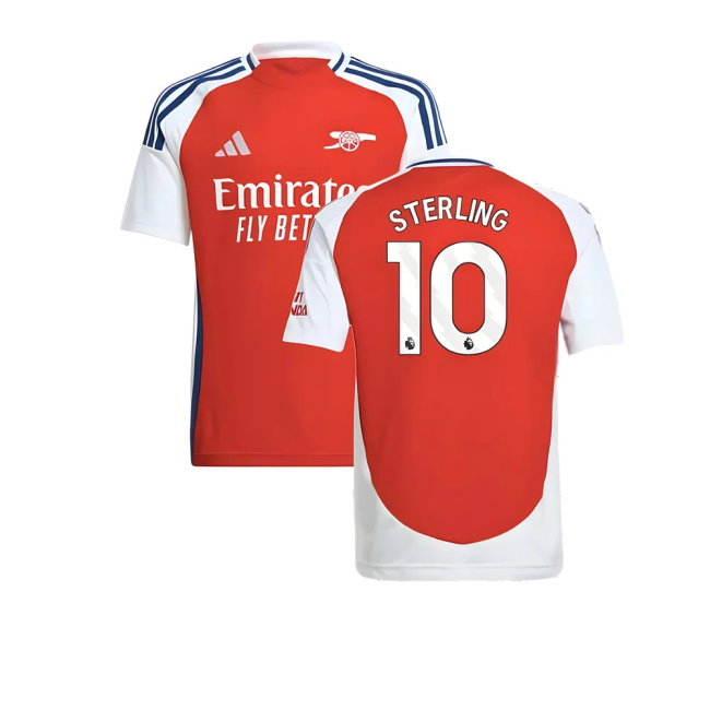 2024-2025 Arsenal Home Shirt (Kids) (Sterling 10)