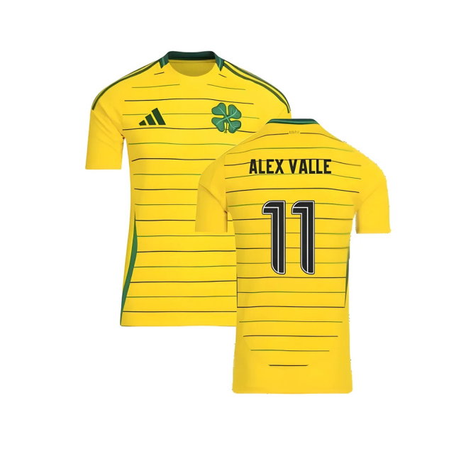 2024-2025 Celtic Away Shirt (No Sponsor) (Alex Valle 11)