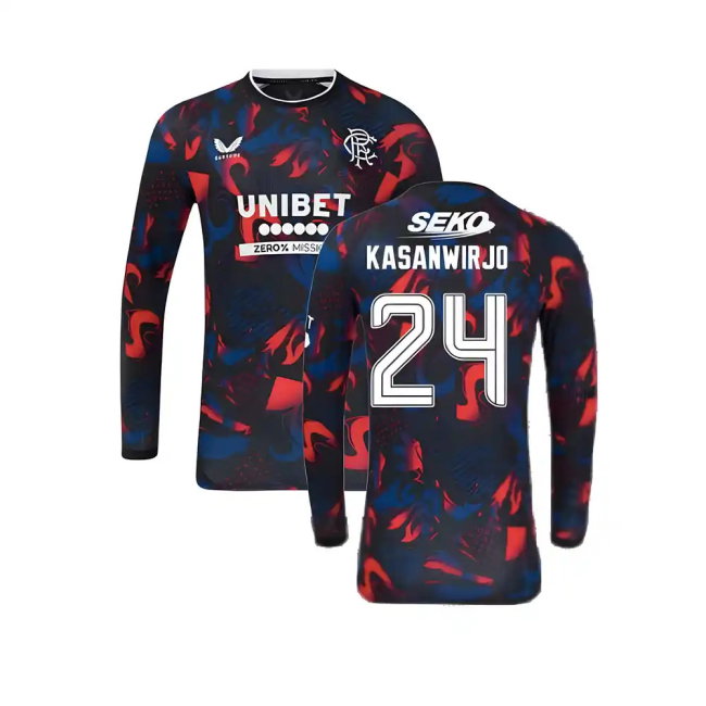 2024-2025 Rangers Long Sleeve Third Shirt (Kasanwirjo 24)