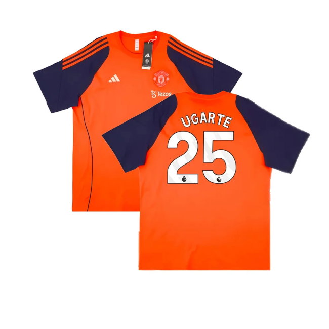 2024-2025 Man Utd Training Tee (Red) (Ugarte 25)