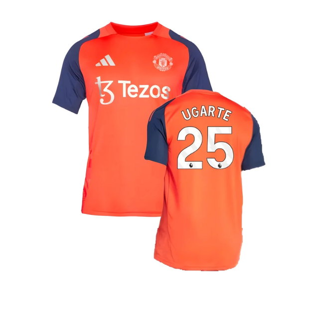 2024-2025 Man Utd Training Jersey (Red) (Ugarte 25)