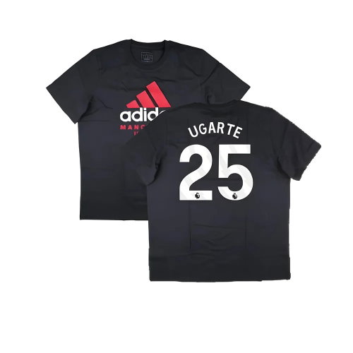 2024-2025 Man Utd Seasonal Graphic Tee (Night Grey) (Ugarte 25)