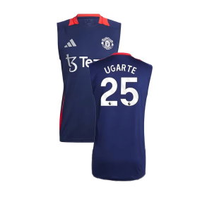 2024-2025 Man Utd Sleeveless Jersey (Night Indigo) (Ugarte 25)