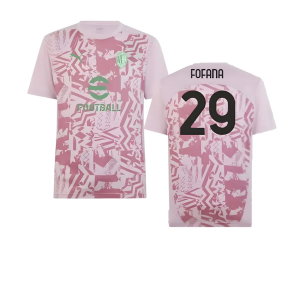 2024-2025 AC Milan Pre-Match Shirt (Grape) (Fofana 29)