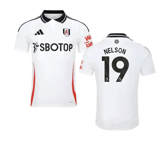 2024-2025 Fulham Home Shirt (Nelson 19)