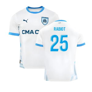 2024-2025 Marseille Home Shirt (Rabiot 25)